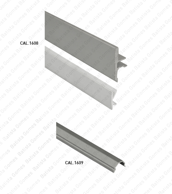 Acess�rios para perfis S�rie DECOFIX